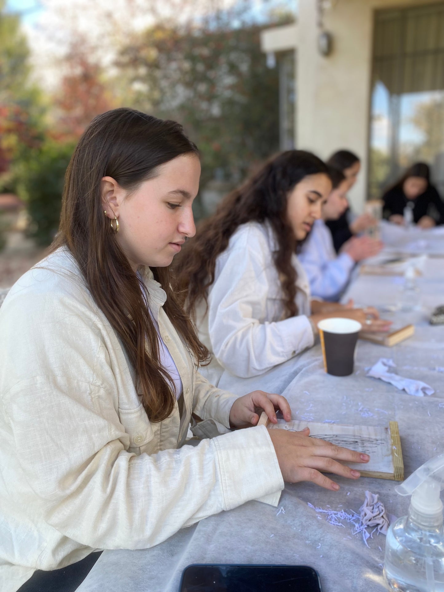 סדנת יומולדת לעשר נערות - תמונה אחת